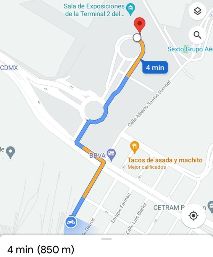 Departamento Cercano Al Aeropuerto T2, A 2 Calles مدينة مكسيكو المظهر الخارجي الصورة